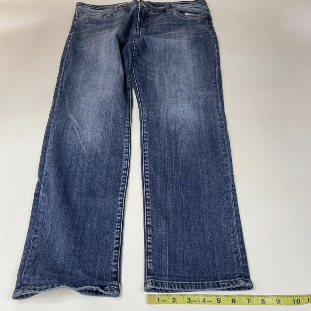 Kut from the Kloth Womens Jeans Size 14 Boyfriend Dark Wash Blue Denim #0829
